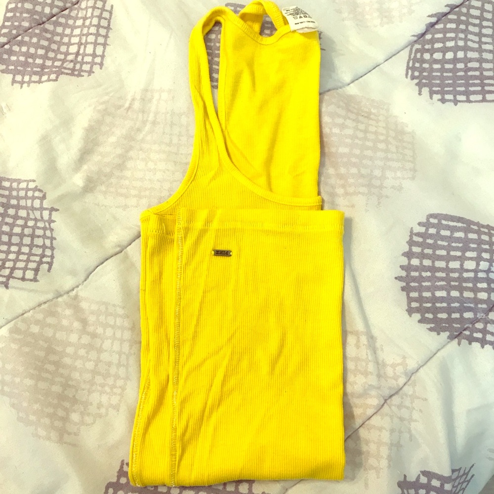 Victoria Secret PINK yellow tank top